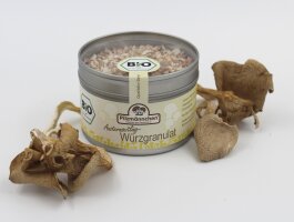 getrocknete Pilze und Pilzgranulat
