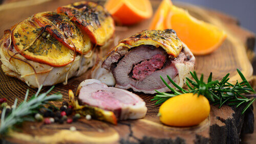 Rinderfiletbraten mit Pilzfüllung - Rinderfiletbraten mit Pilzfüllung