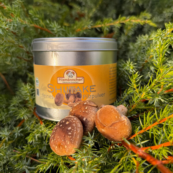 Bio Shiitake-Pilzpulver,  DE-ÖKO-021, 100 g
